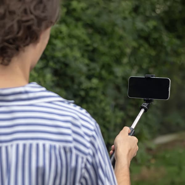 Maxlife Bluetooth selfiepinne stativ MXST-100 svart svart