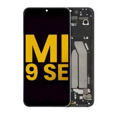 OLED-enhet med ram för Xiaomi Mi 9 SE (renoverad) (grå) grå