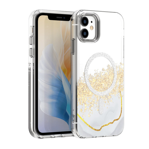Epoxy Mag-fodral för iPhone 11 vit vit