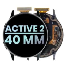 LCD-enhet för Samsung Galaxy Watch Active 2 (40MM) (Service Pack) (Svart) svart