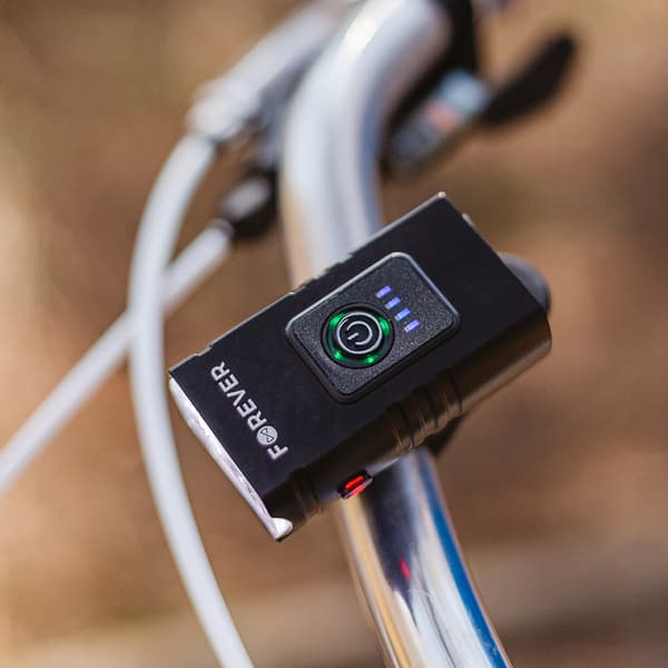 Cykelbelysningsset Active BLG-200 Forever Outdoor vit