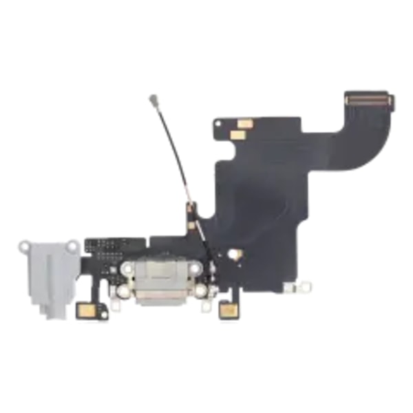 Laddningsport Flexkabel för iPhone 6S (Premium) (Silver)