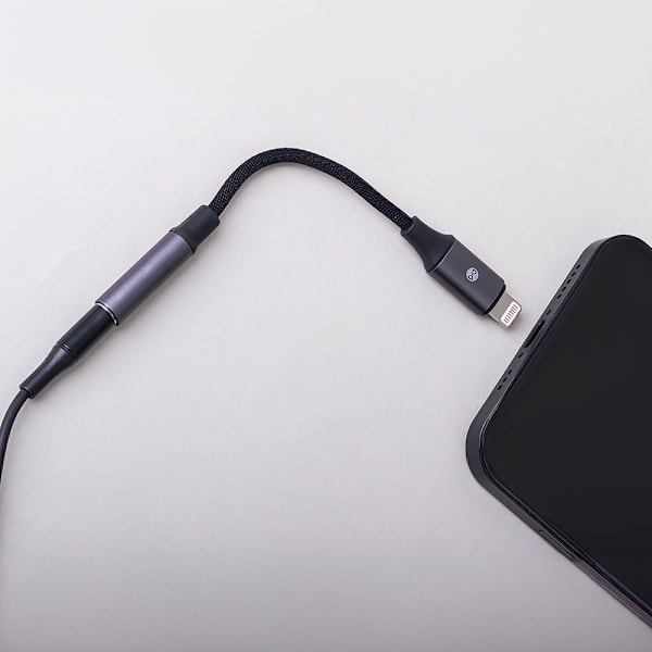 Forever adapter audio AJL-01 jack 3,5 mm - Lightning black