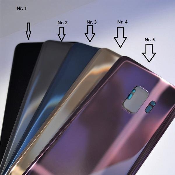 Kompatibelt batteri bakskydd för samsung s9 plus