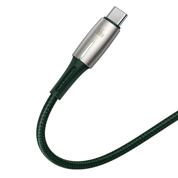 Baseus kabel Cafule Metal USB - USB-C 0,25m svart 66W svart