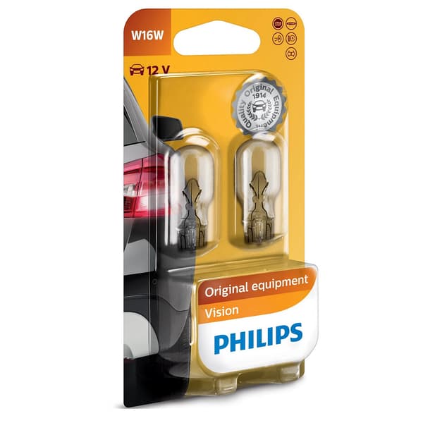 Philips billampa W16W 2st 12V 16W ??12814B2