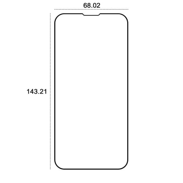 Etteri härdat glas 9D för iPhone 16e / 17e