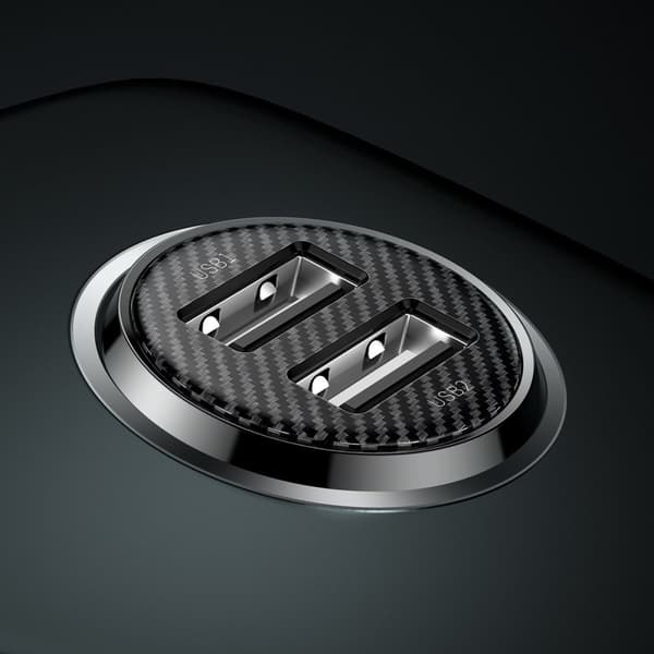 Baseus Billaddare, Mini bärbar 3.1A Dual USB