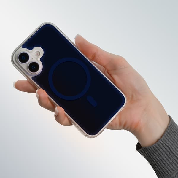 Lowkey Mag för iPhone 17 Air mörkblå