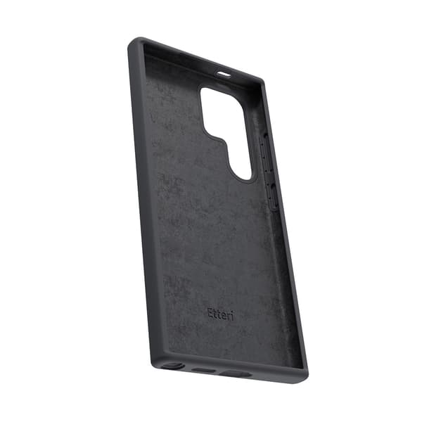 Etteri Silicone Case for Samsung Galaxy S25 Ultra Black