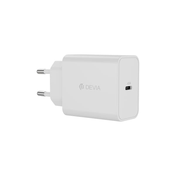 Devia väggladdare Rocket PD 45W 1x USB-C vit