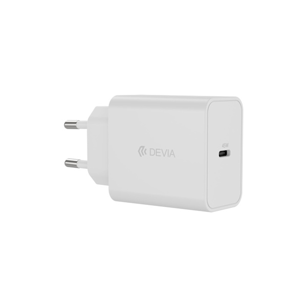 Devia Wall Charger Rocket PD 45W 1x USB-C White