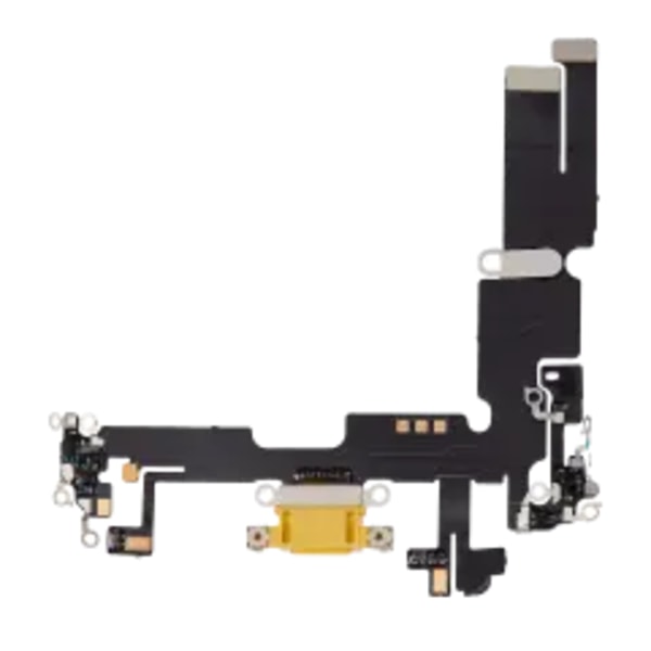 Laddningsport Flexkabel för iPhone 14 Plus (Eftermarknad Plus) (Gul)