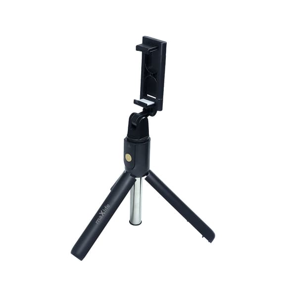 Maxlife Bluetooth selfiepinne stativ MXST-100 svart svart