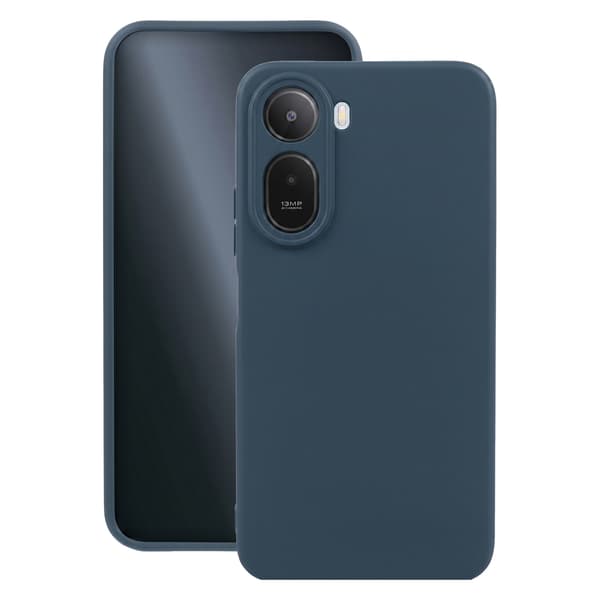 Matt TPU-skal för Xiaomi Redmi A7 Pro mörkblå röd