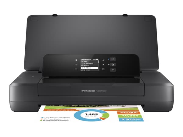 HP Officejet 200 Mobile skrivare Bläkprinter