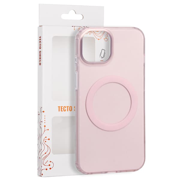 Tecto Shield Mistiq Mag skal för iPhone 15 rosa