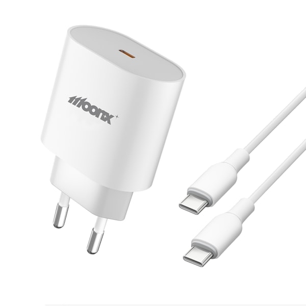 25W iPhone 15/16 oplader beige