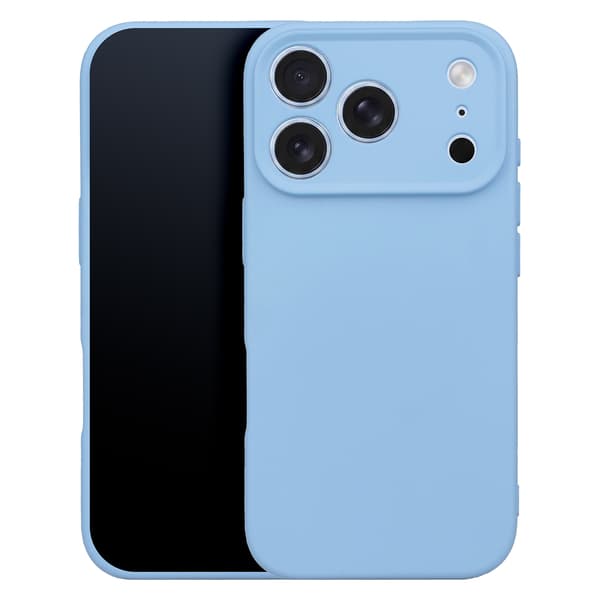 Silicon skal för iPhone 17 Pro / 18 Pro sky blå blå