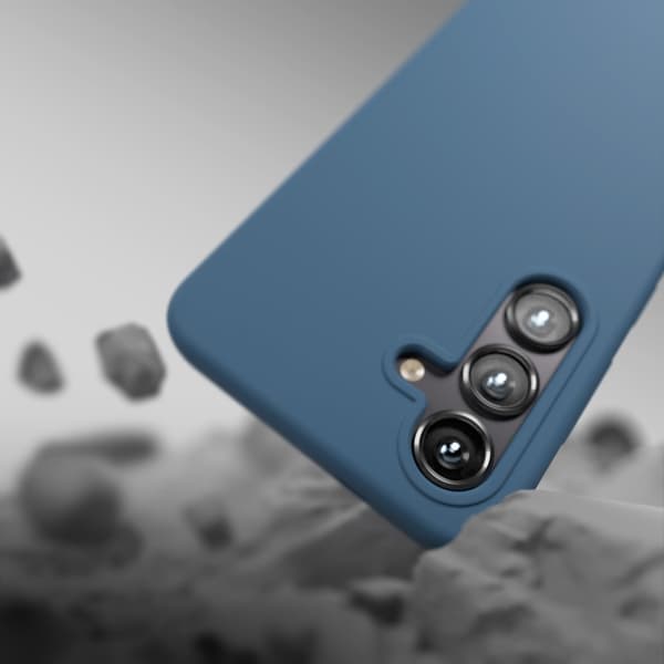 Etteri Silikon Mag skal för Samsung Galaxy S25 Edge mörkblå