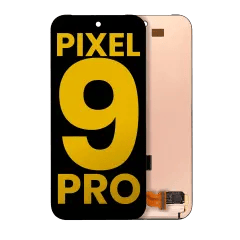 OLED-enhet utan ram (med fingeravtryckssensor) för Google Pixel 9 Pro (renoverad) (alla färger)