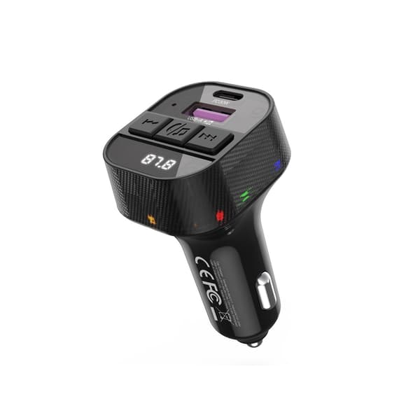 XO sändare FM BCC17 Bluetooth MP3 billaddare 30W svart svart