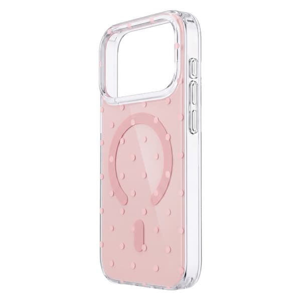 Bubble Dots Mag-fodral för iPhone 15 6,1\" rosa
