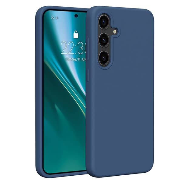 Etteri Silikonskal för Samsung Galaxy S24 Plus mörkblå