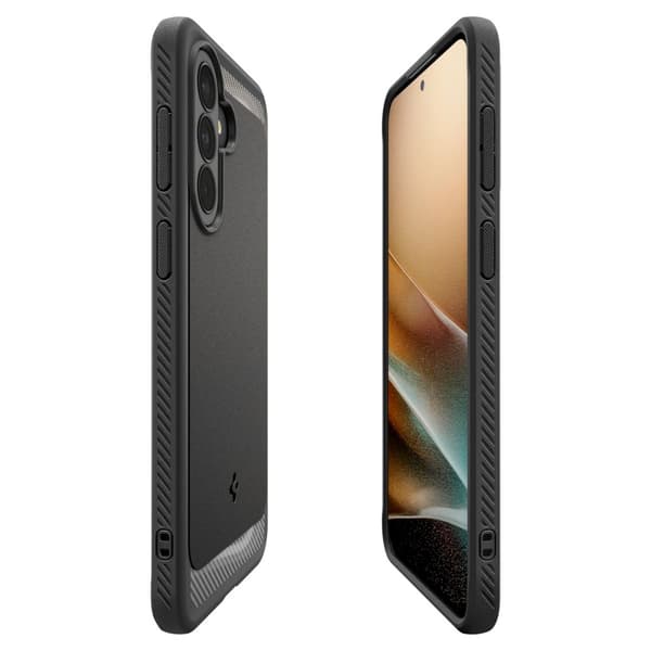 Spigen Rugged Armor Case for Samsung Galaxy A37 5G Matte Black svart