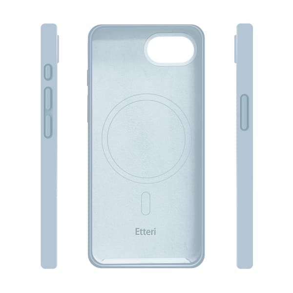 Etteri Silikon Mag skal för iPhone 16e / 17e ljusblå