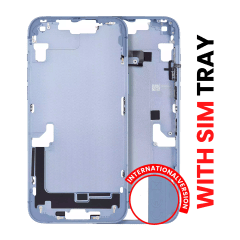 Mellanramshölje med smådelar för iPhone 14 Plus (EU / Global version) (Eftermarknad Plus) (Blå) blå
