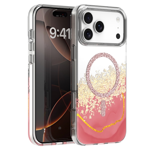 Epoxy Mag Case for iPhone 17 Pro 6.3'' Pink
