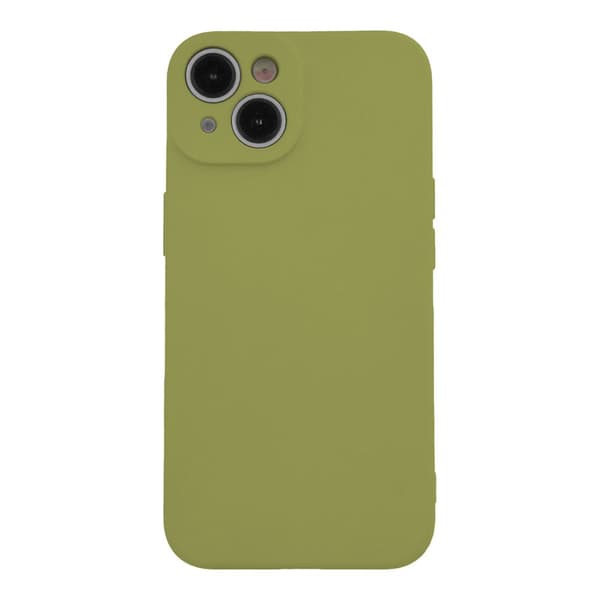 Silikonskal för iPhone 15 Plus 6,7" - Olive