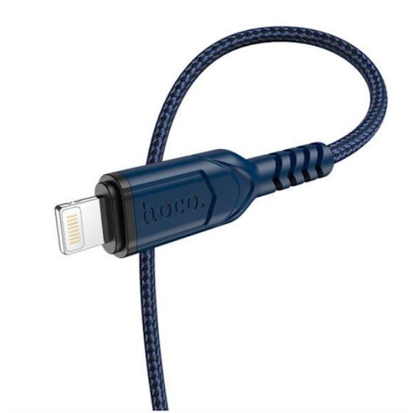 1m iphone Böjbeständig kabel Hoco X59 blå blå