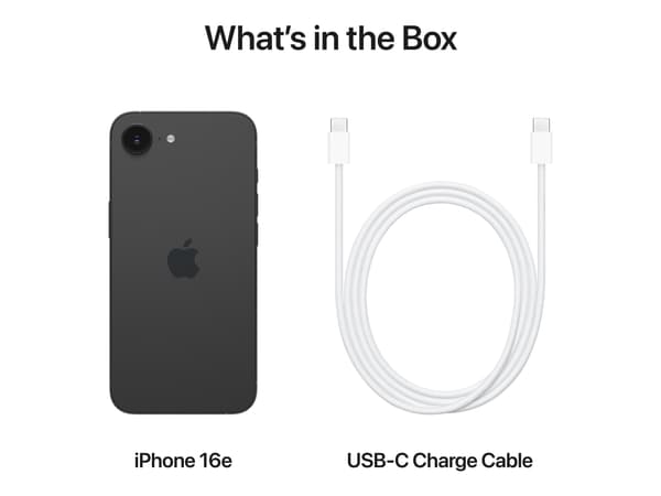 Apple iPhone 16e 6.1 256GB svart svart svart