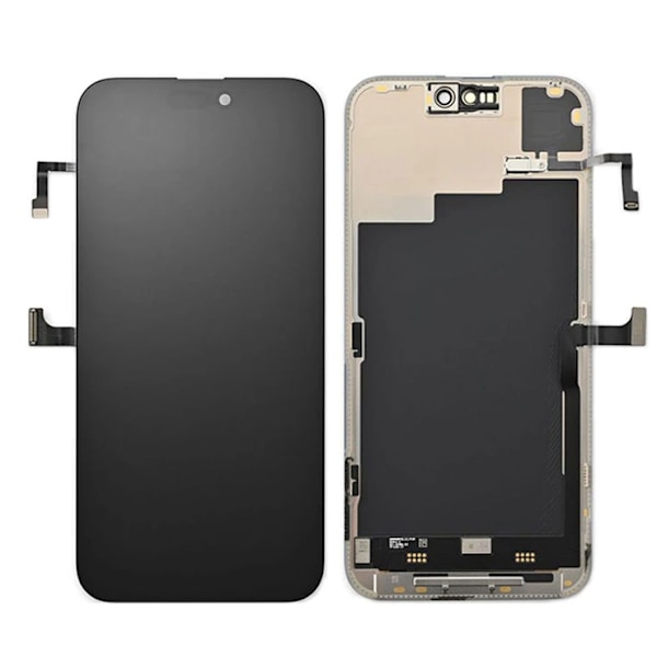 ersättnings skärm för iphone 15 pro LCD svart