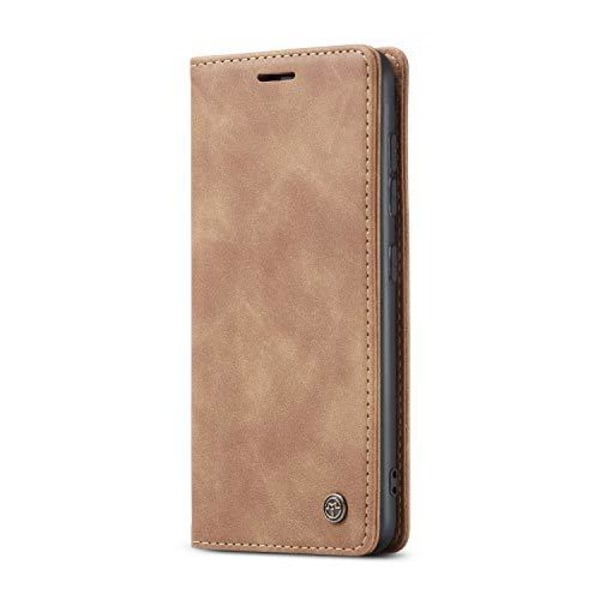 Hög kvalitet plånbok Läderfodral  för Samsung S20 Ultra|vinröd