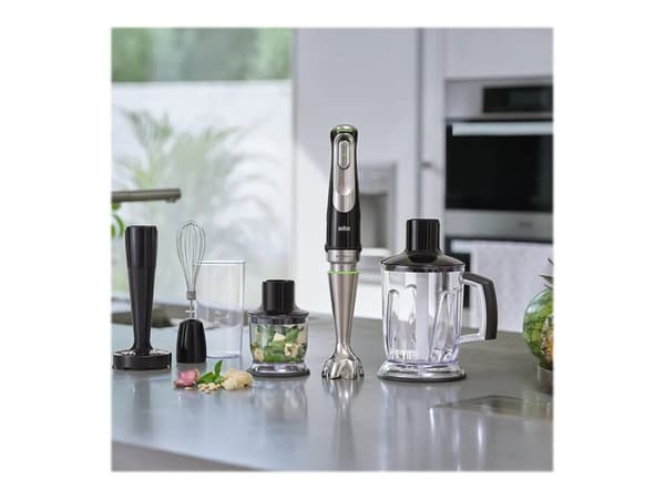 Braun Multiquick 9 MQ 9147X Stavblender Premium svart/börstet rustfrit stål svart