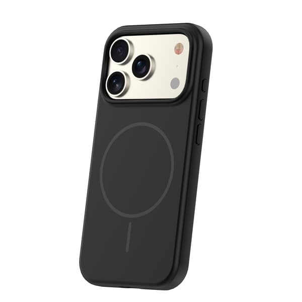 Silikon tunt Mag-fodral för iPhone 17 Pro 6,3\" / 18 Pro 6,3\" svart