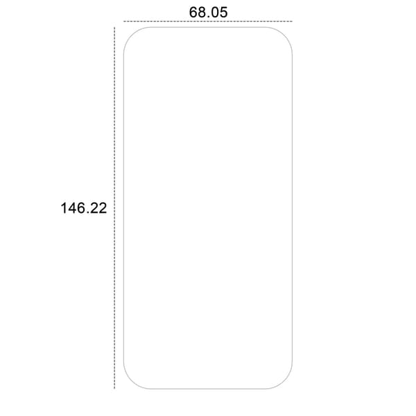 Etteri hybridglas för iPhone 16 Pro 6,3\"