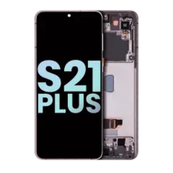 OLED Assembly With Frame For Samsung Galaxy S21 Plus 5G (Service Pack) (Phantom Violet / Pink / Gold)