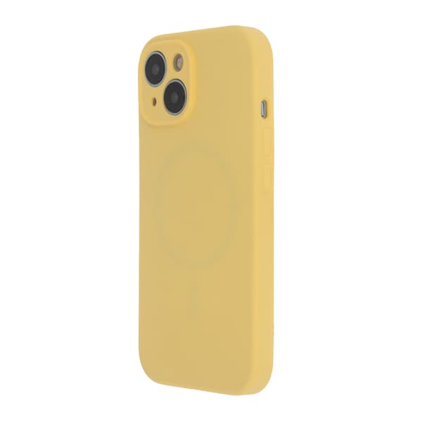 Soft Touch Mag-fodral för iPhone 15 Pro Max 6,7\" pastellgul