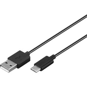 goobay USB förlängningskabel 2m svart svart
