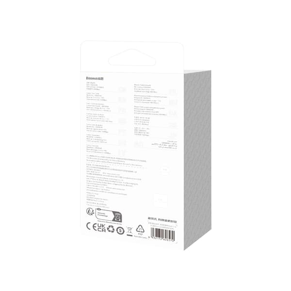 Baseus kabel CoolPlay USB-C - Lightning 1m 20W vit vit