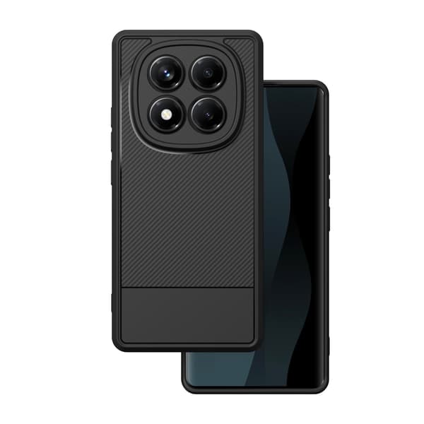 Simple Carbon skal för Xiaomi Redmi Note 14 Pro 5G (Global) / Note 14 Pro Plus 5G (Global) svart