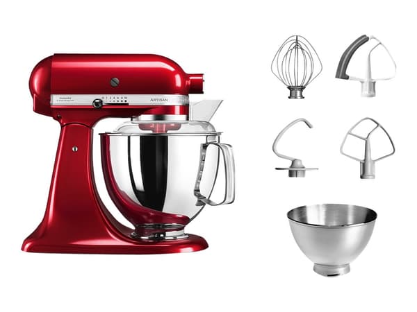 KitchenAid Artisan 5KSM175PSECA Kökkenmaskine Äblekärlighedsröd