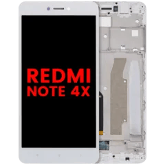 LCD Assembly With Frame For Xiaomi Redmi Note 4x (Aftermarket Plus) (White) vit