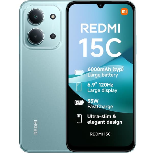 Xiaomi Redmi 15C 6.9 256GB Myrtegrön