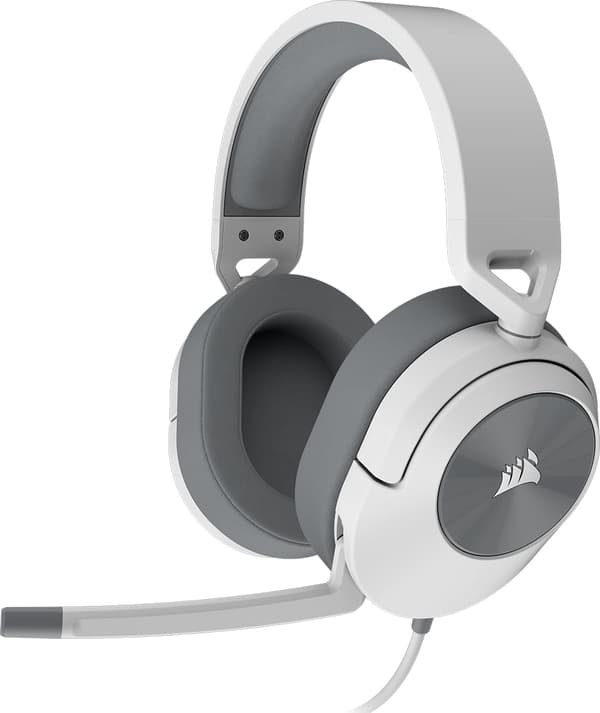 CORSAIR Gaming HS55 SURROUND Kablet hörlurar vit
