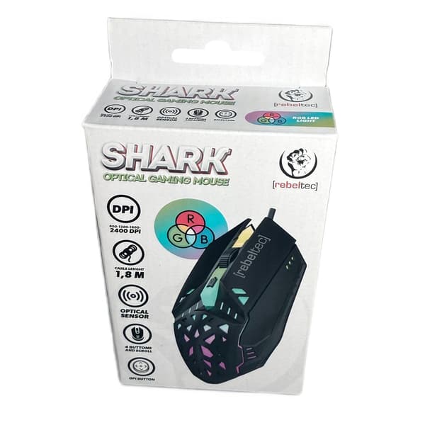 Rebeltec gamingmus SHARK 800/2400 DPI